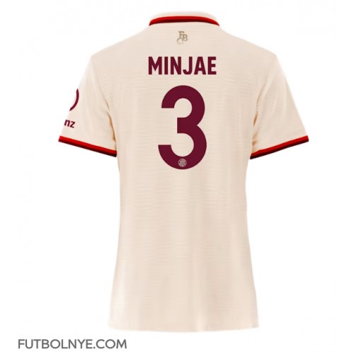 Camiseta Bayern Munich Kim Min-jae #3 Tercera Equipación para mujer 2024-25 manga corta